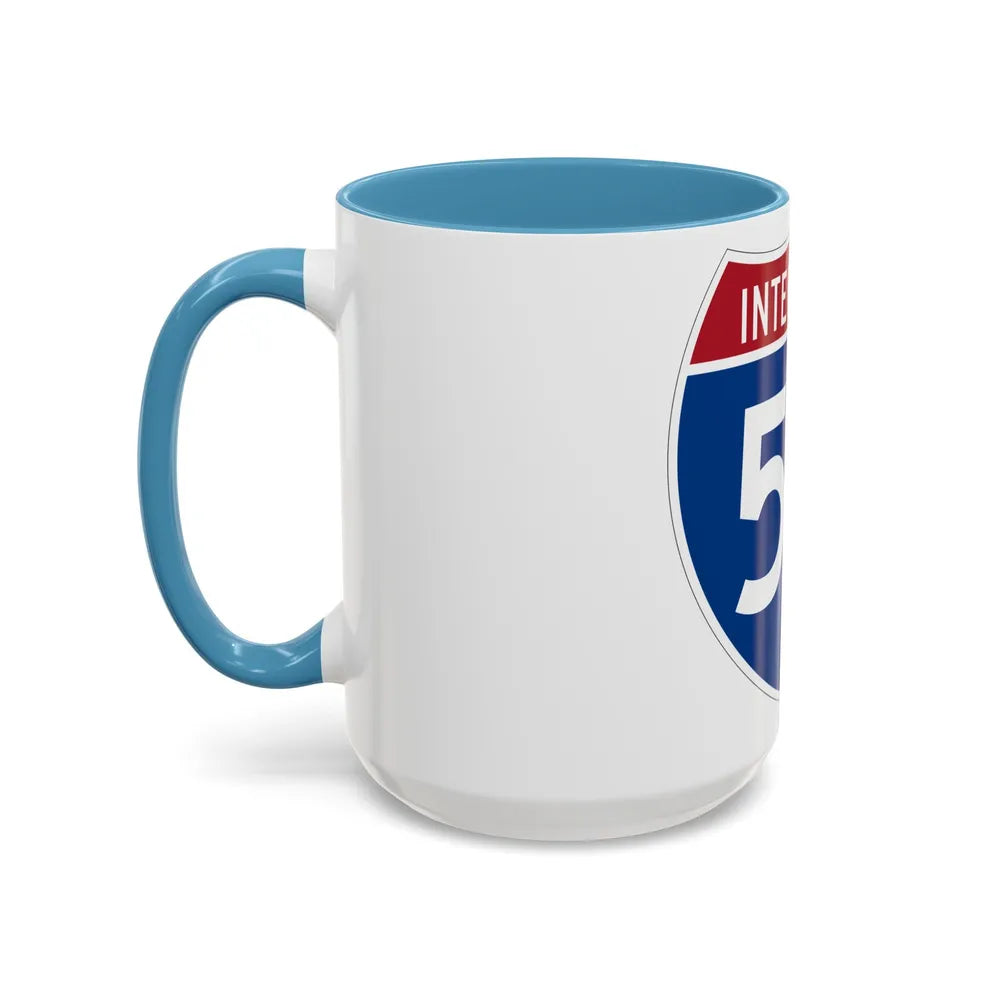 Interstate 55 (U.S. Highways) Accent Coffee Mug-Go Mug Yourself