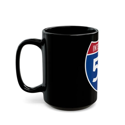 Interstate 55 (U.S. Highways) Black Coffee Mug-Go Mug Yourself