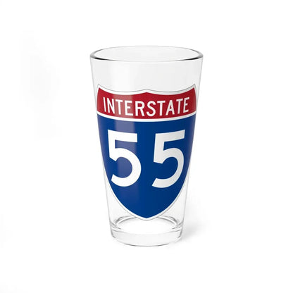 Interstate 55 (U.S. Highways) Pint Glass 16oz 16oz - Go Mug Yourself