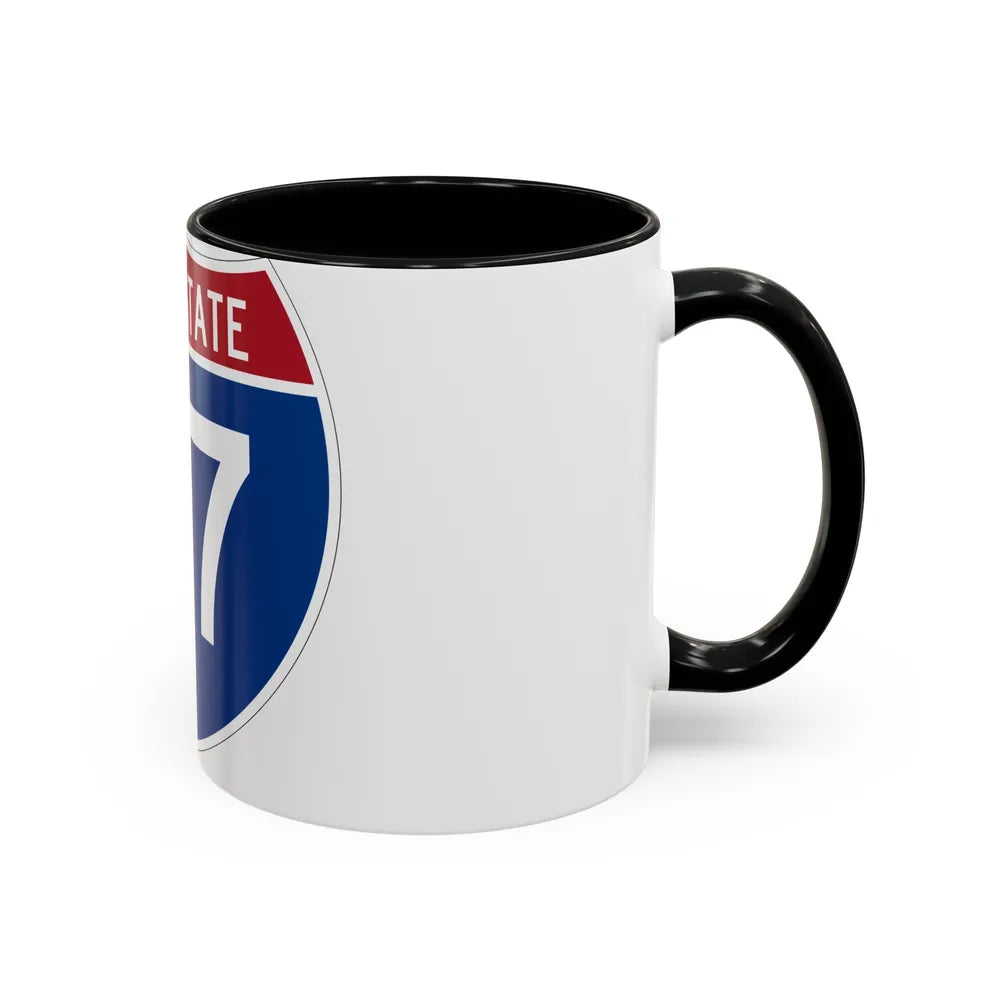 Interstate 57 (U.S. Highways) Accent Coffee Mug-Go Mug Yourself