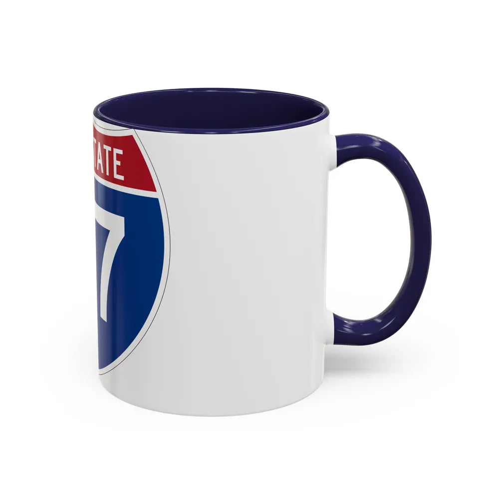 Interstate 57 (U.S. Highways) Accent Coffee Mug-Go Mug Yourself