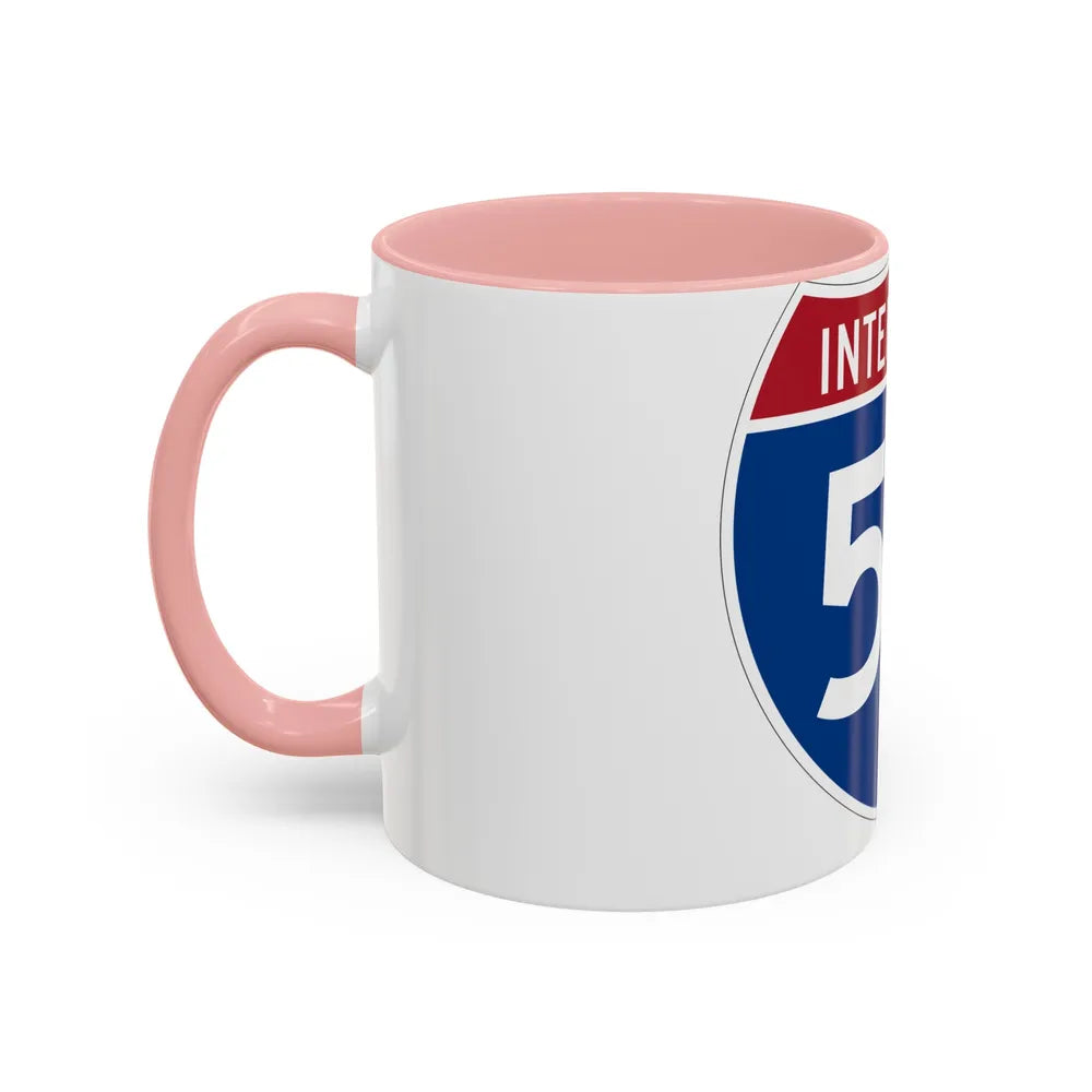 Interstate 57 (U.S. Highways) Accent Coffee Mug-Go Mug Yourself