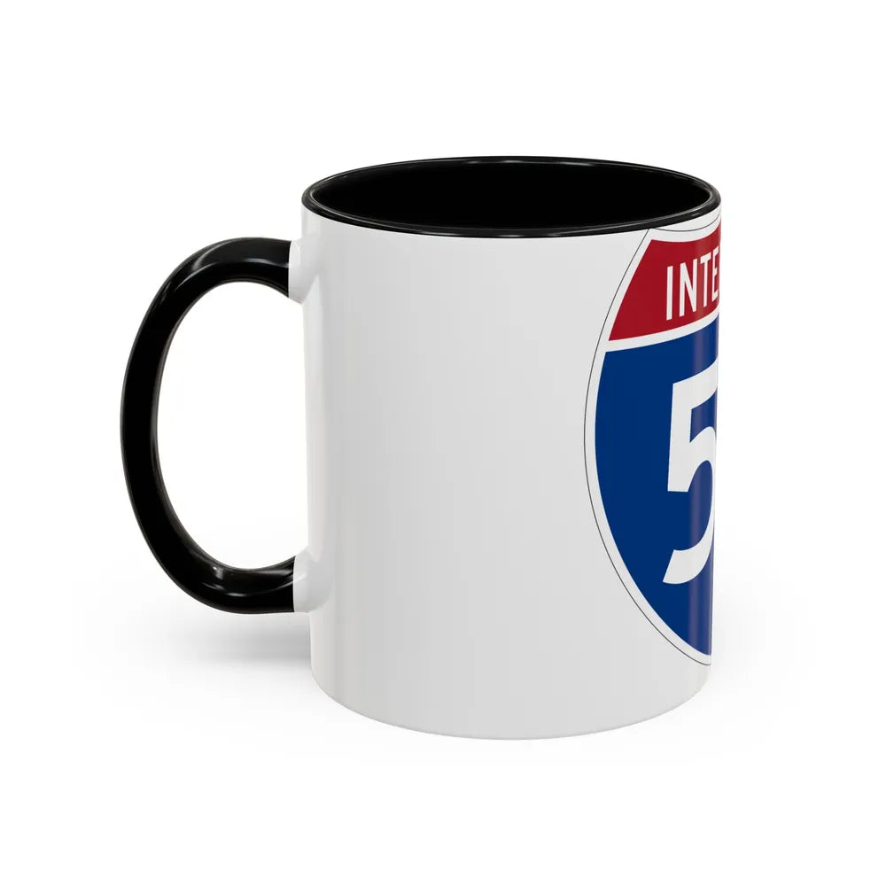 Interstate 57 (U.S. Highways) Accent Coffee Mug-Go Mug Yourself