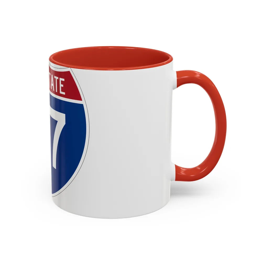 Interstate 57 (U.S. Highways) Accent Coffee Mug-Go Mug Yourself