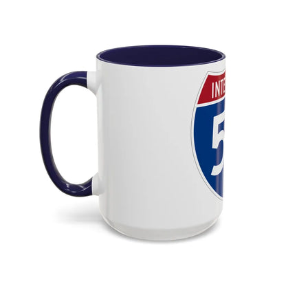 Interstate 57 (U.S. Highways) Accent Coffee Mug-Go Mug Yourself