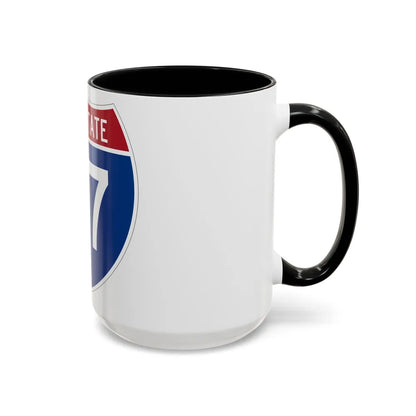 Interstate 57 (U.S. Highways) Accent Coffee Mug-Go Mug Yourself