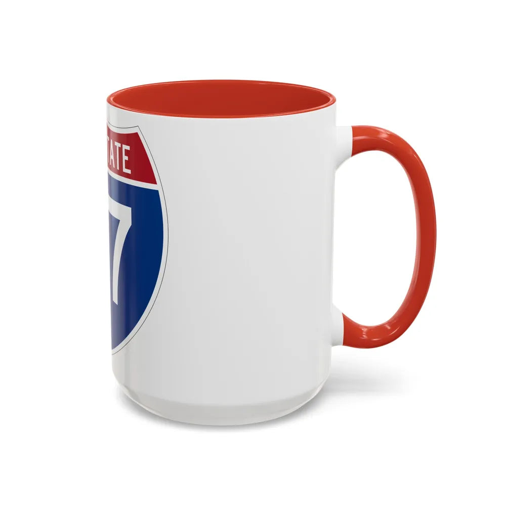 Interstate 57 (U.S. Highways) Accent Coffee Mug-Go Mug Yourself