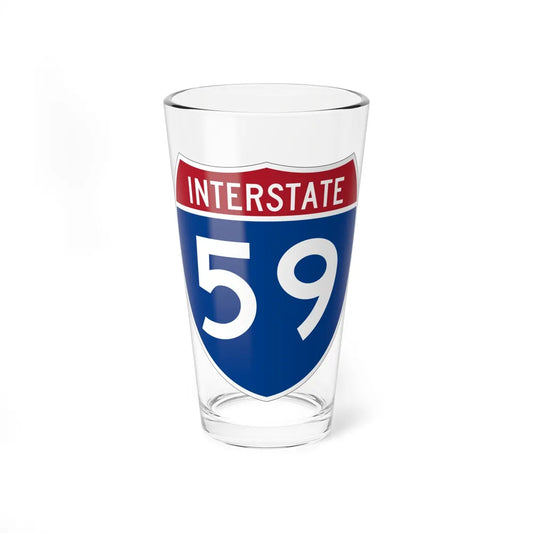 Interstate 59 (U.S. Highways) Pint Glass 16oz-16oz-Go Mug Yourself