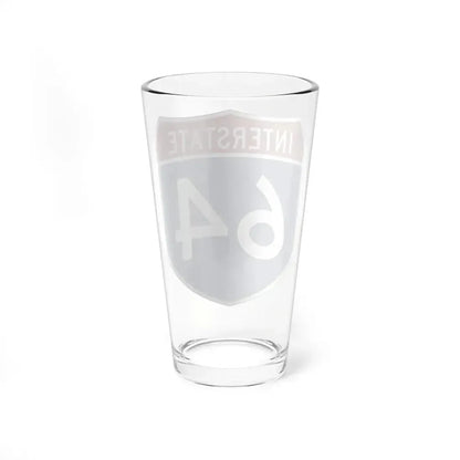 Interstate 64 (U.S. Highways) Pint Glass 16oz - Go Mug Yourself