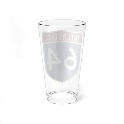 Interstate 64 (U.S. Highways) Pint Glass 16oz - Go Mug Yourself