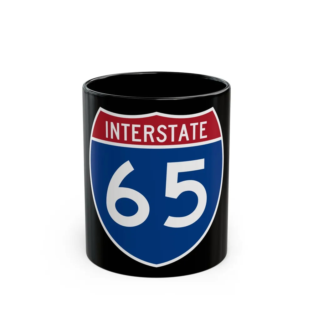 Interstate 65 (U.S. Highways) Black Coffee Mug-11oz-Go Mug Yourself