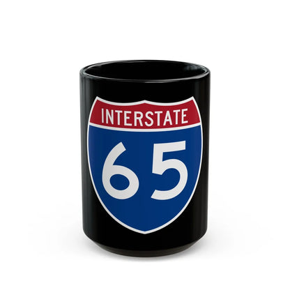 Interstate 65 (U.S. Highways) Black Coffee Mug-15oz-Go Mug Yourself