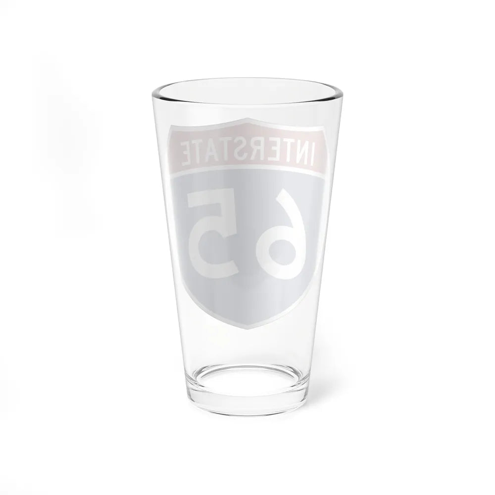 Interstate 65 (U.S. Highways) Pint Glass 16oz-Go Mug Yourself