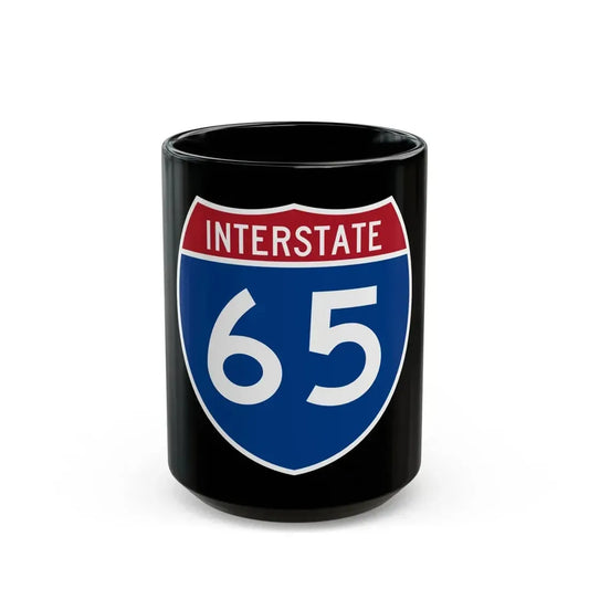 Interstate 65 (U.S. Highways) Black Coffee Mug 15oz - Go Mug Yourself