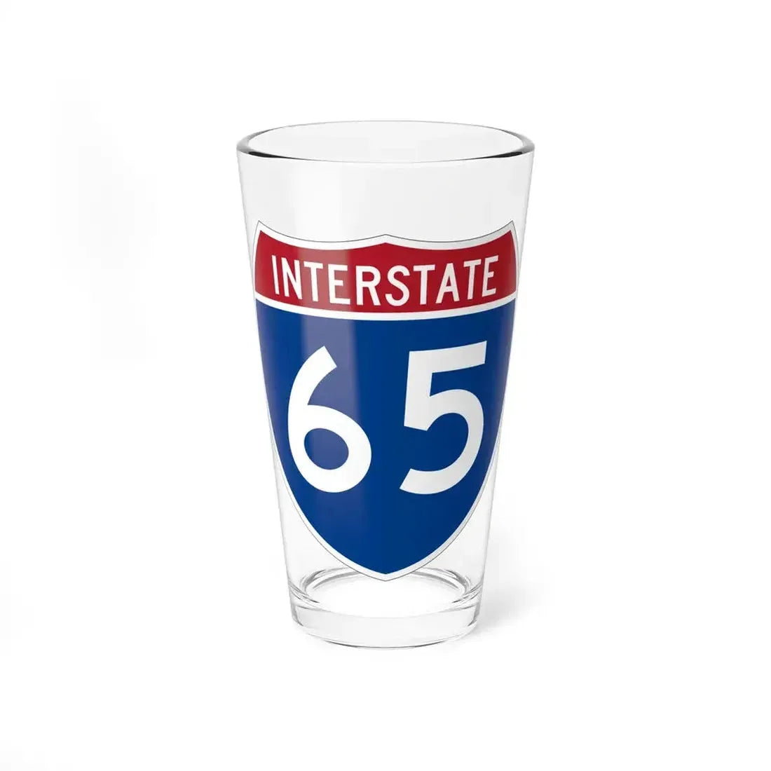 Interstate 65 (U.S. Highways) Pint Glass 16oz 16oz - Go Mug Yourself
