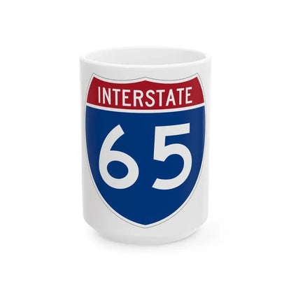 Interstate 65 (U.S. Highways) White Coffee Mug 15oz - Go Mug Yourself