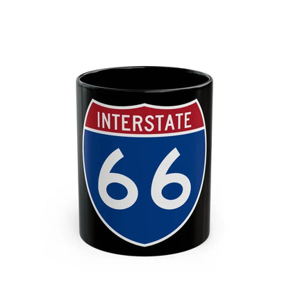 Interstate 66 (U.S. Highways) Black Coffee Mug 11oz - Go Mug Yourself