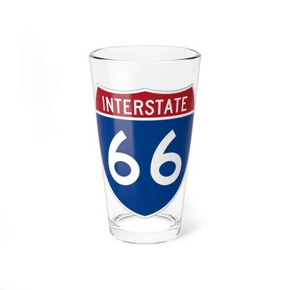 Interstate 66 (U.S. Highways) Pint Glass 16oz 16oz - Go Mug Yourself