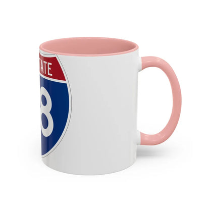 Interstate 68 (U.S. Highways) Accent Coffee Mug-Go Mug Yourself