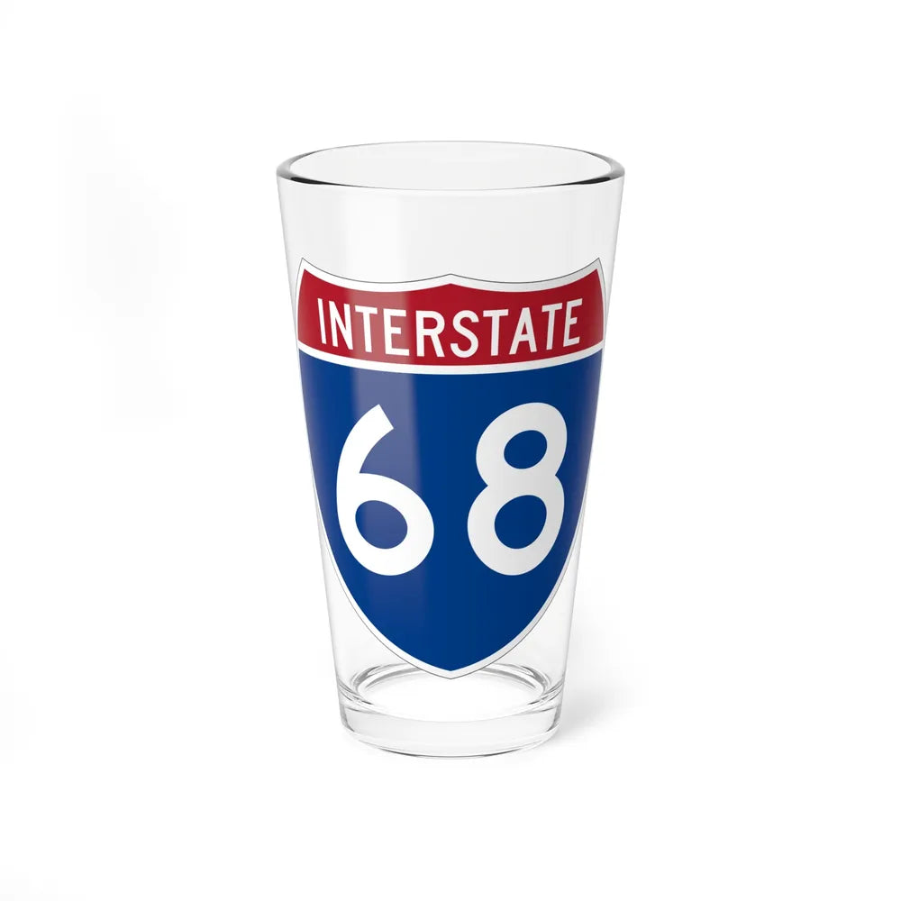 Interstate 68 (U.S. Highways) Pint Glass 16oz-16oz-Go Mug Yourself