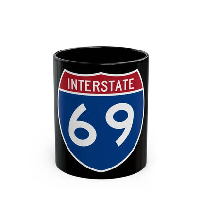 Interstate 69 (U.S. Highways) Black Coffee Mug 11oz - Go Mug Yourself
