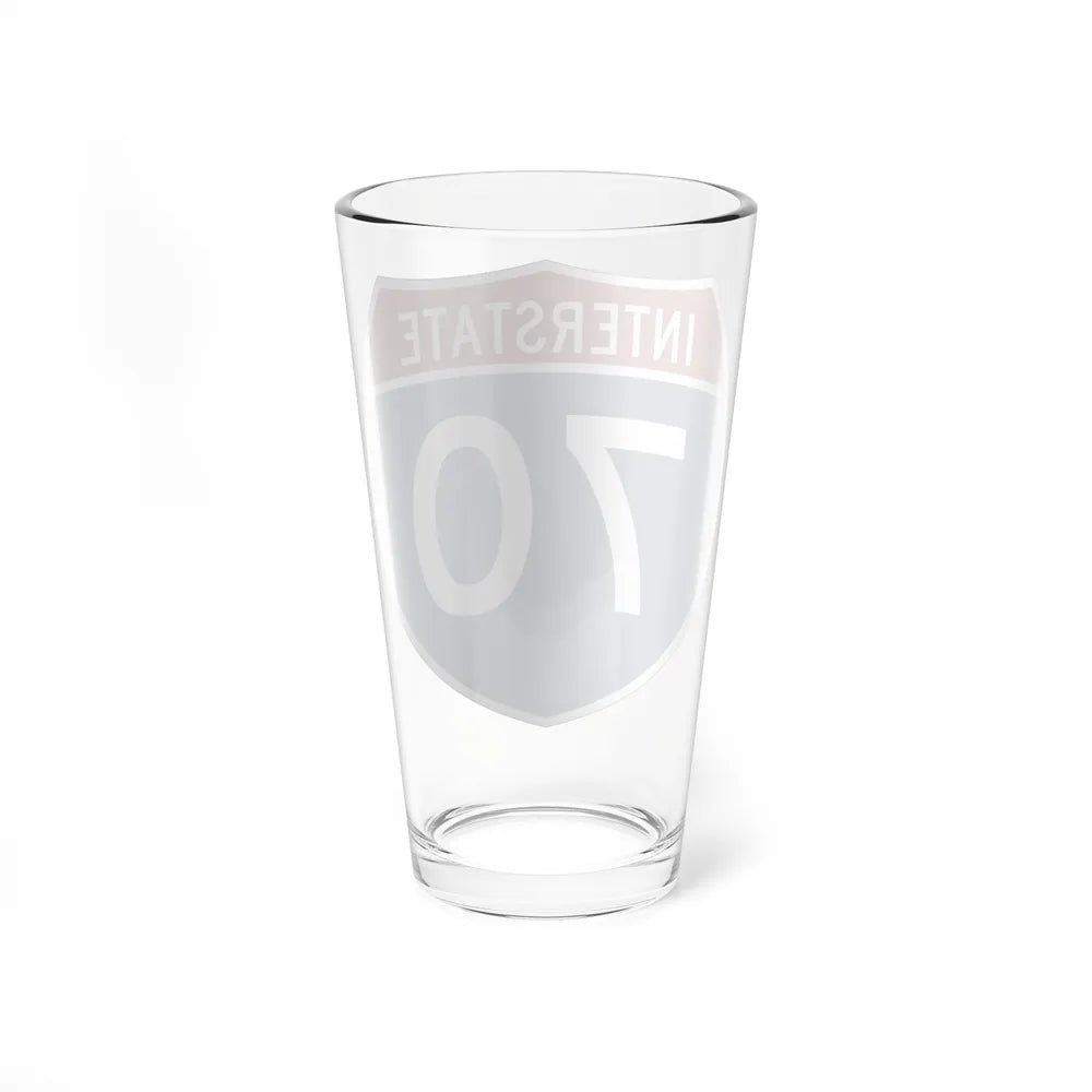 Interstate 70 (U.S. Highways) Pint Glass 16oz-Go Mug Yourself