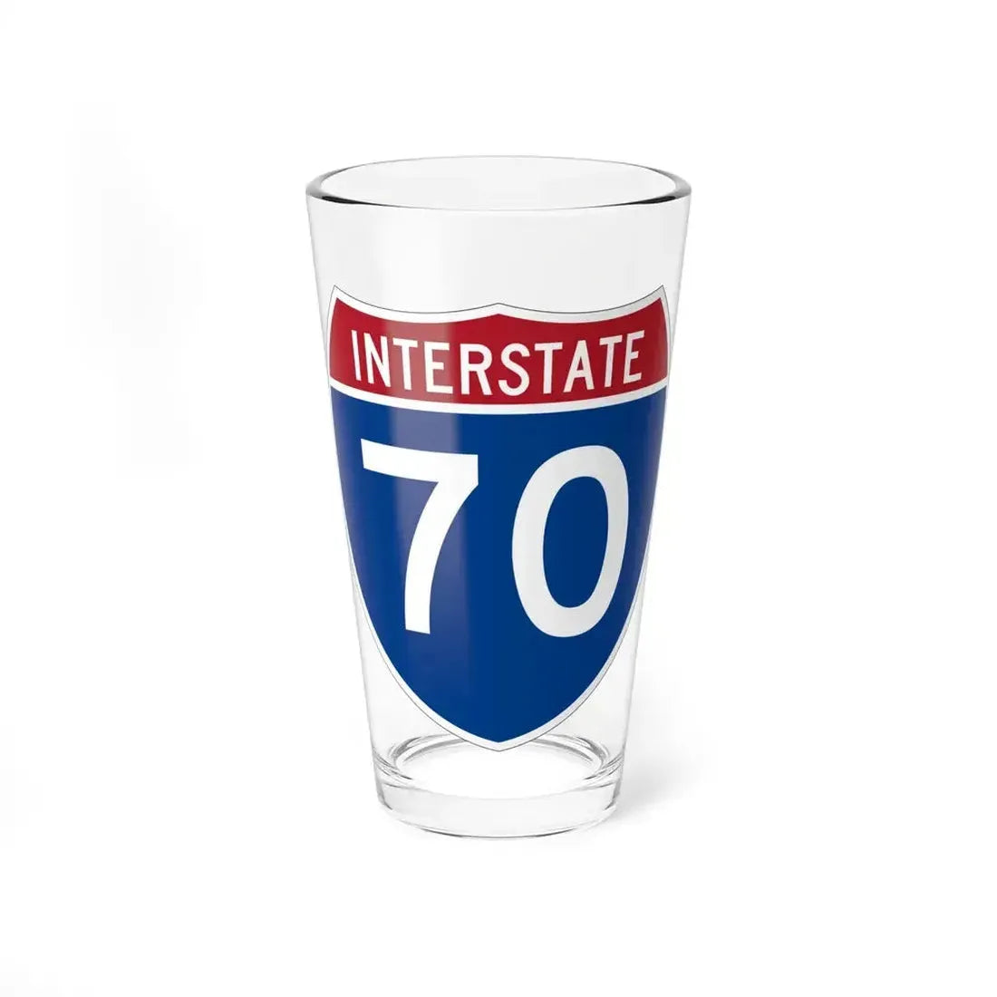 Interstate 70 (U.S. Highways) Pint Glass 16oz 16oz - Go Mug Yourself