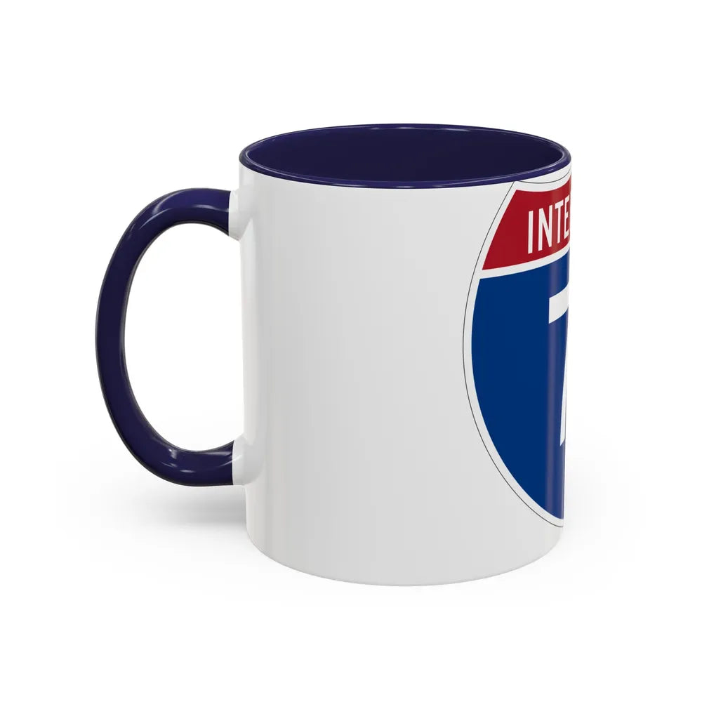 Interstate 71 (U.S. Highways) Accent Coffee Mug-Go Mug Yourself