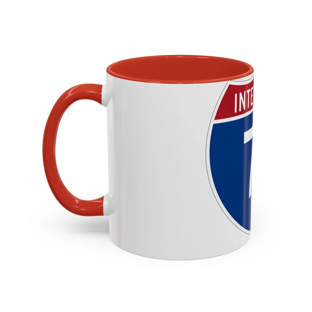 Interstate 71 (U.S. Highways) Accent Coffee Mug-Go Mug Yourself