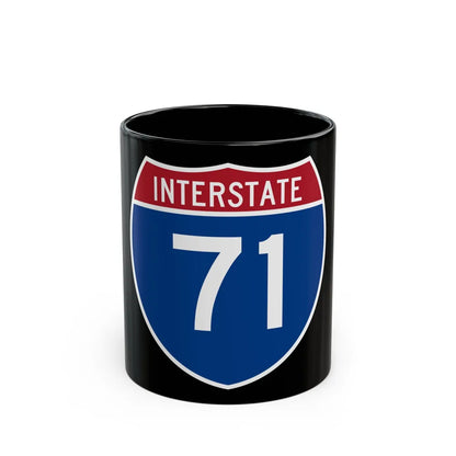 Interstate 71 (U.S. Highways) Black Coffee Mug-11oz-Go Mug Yourself