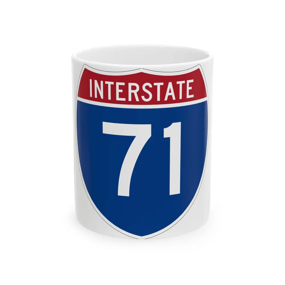 Interstate 71 (U.S. Highways) White Coffee Mug-11oz-Go Mug Yourself