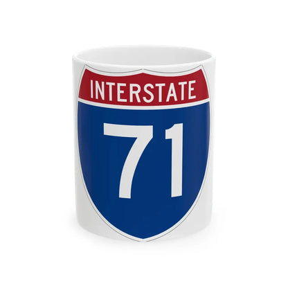 Interstate 71 (U.S. Highways) White Coffee Mug 11oz - Go Mug Yourself