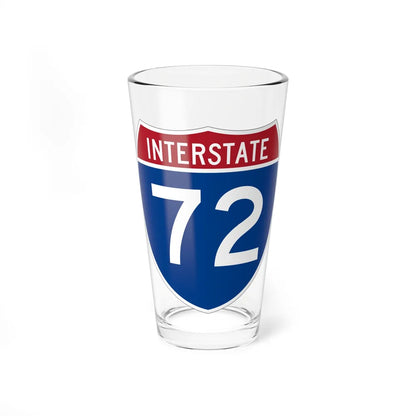 Interstate 72 (U.S. Highways) Pint Glass 16oz-16oz-Go Mug Yourself