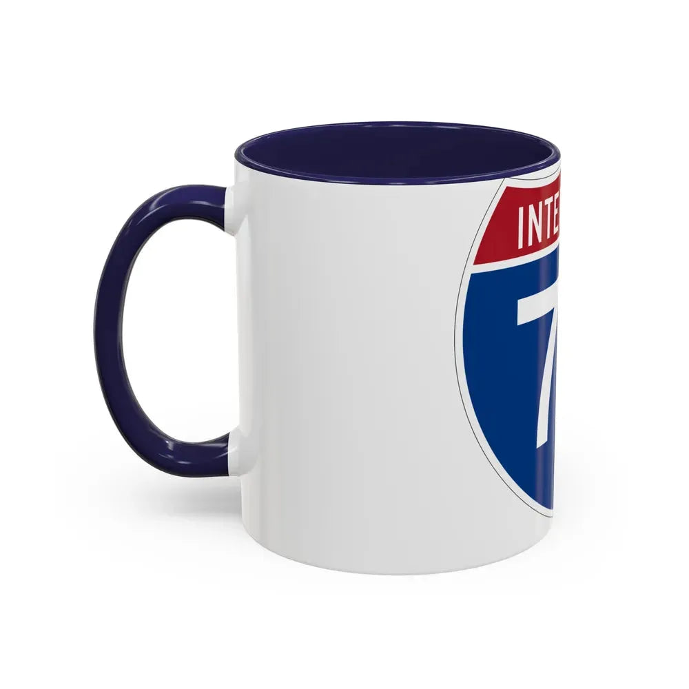 Interstate 72 (U.S. Highways) Accent Coffee Mug - Go Mug Yourself