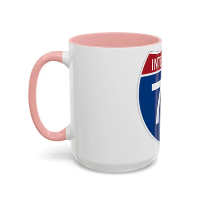 Interstate 72 (U.S. Highways) Accent Coffee Mug - Go Mug Yourself