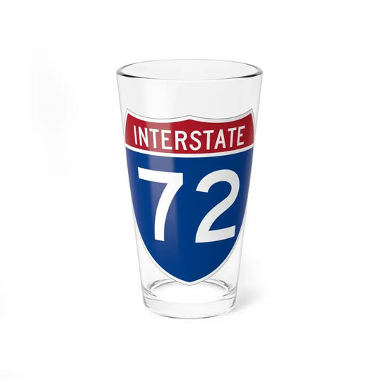 Interstate 72 (U.S. Highways) Pint Glass 16oz 16oz - Go Mug Yourself