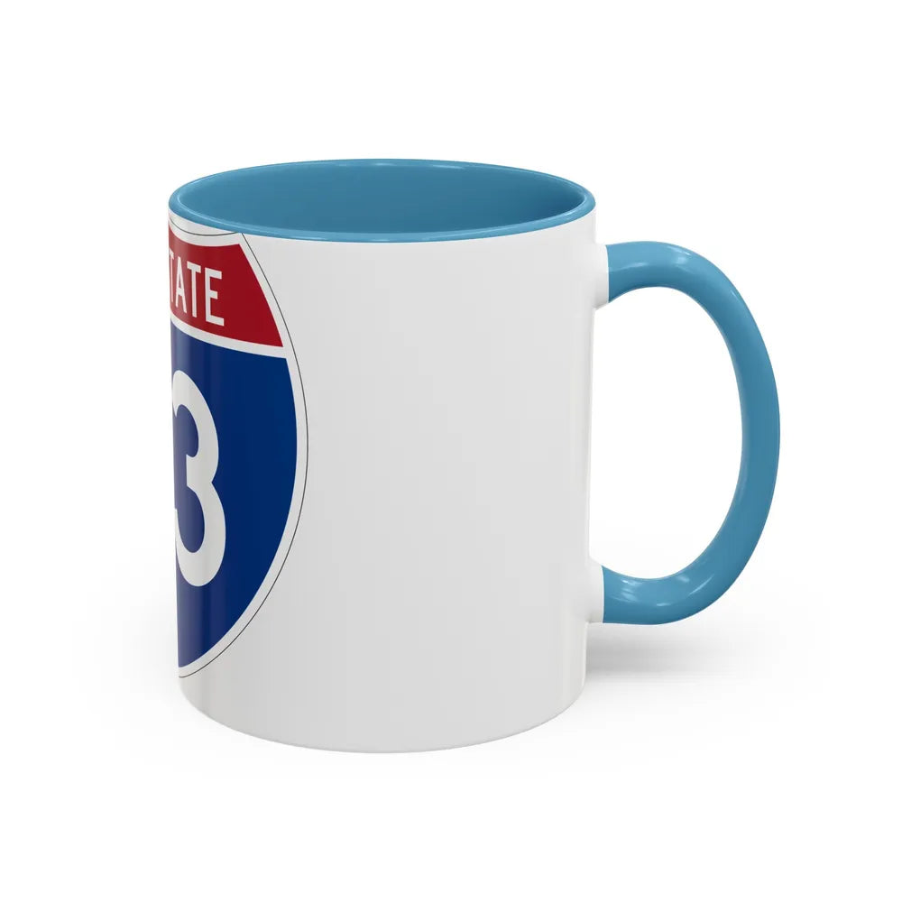 Interstate 73 (U.S. Highways) Accent Coffee Mug-Go Mug Yourself