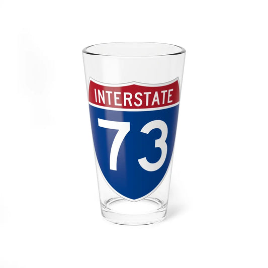 Interstate 73 (U.S. Highways) Pint Glass 16oz-16oz-Go Mug Yourself