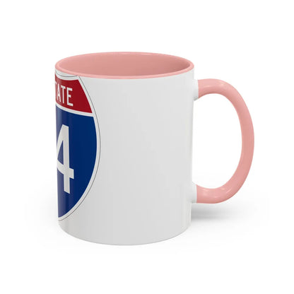 Interstate 74 (U.S. Highways) Accent Coffee Mug-Go Mug Yourself