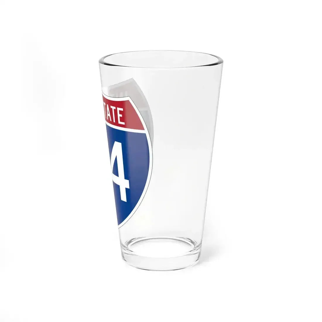 Interstate 74 (U.S. Highways) Pint Glass 16oz - Go Mug Yourself