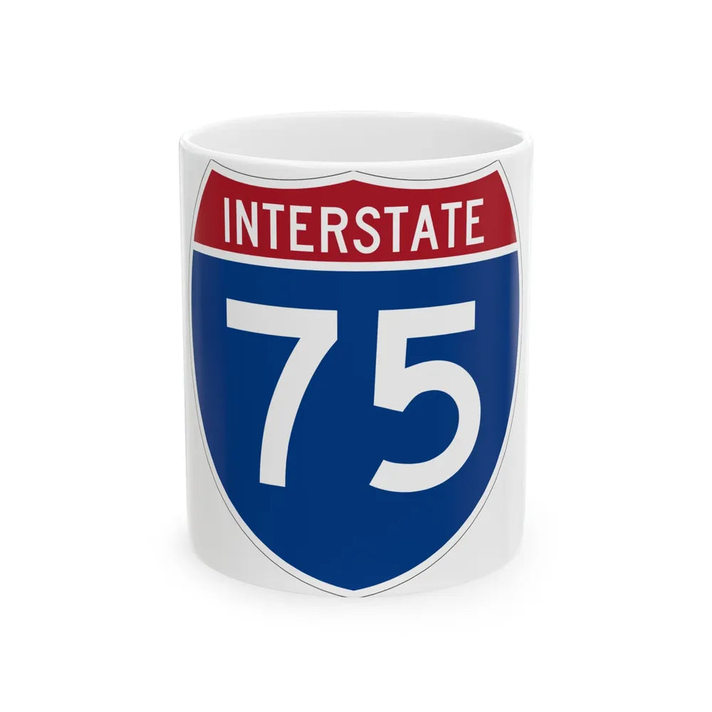 Interstate 75 (U.S. Highways) White Coffee Mug-11oz-Go Mug Yourself