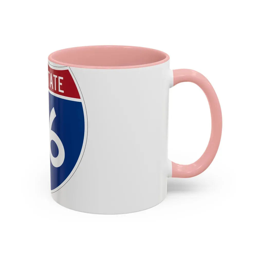 Interstate 76 Colorado Nebraska (U.S. Highways) Accent Coffee Mug - Go Mug Yourself