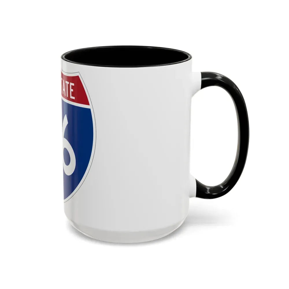 Interstate 76 Colorado Nebraska (U.S. Highways) Accent Coffee Mug - Go Mug Yourself