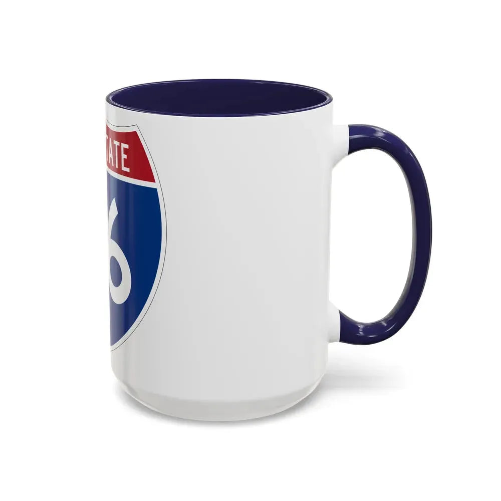 Interstate 76 Colorado Nebraska (U.S. Highways) Accent Coffee Mug - Go Mug Yourself