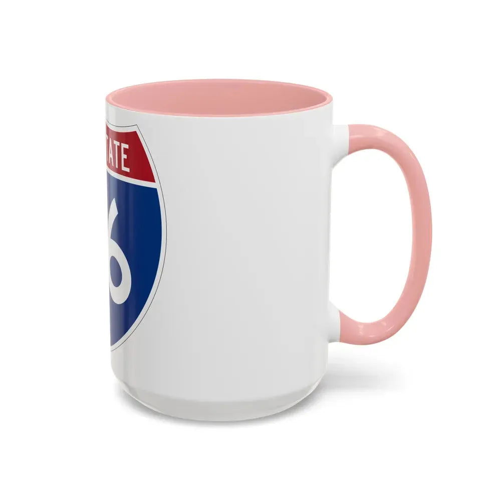 Interstate 76 Colorado Nebraska (U.S. Highways) Accent Coffee Mug - Go Mug Yourself