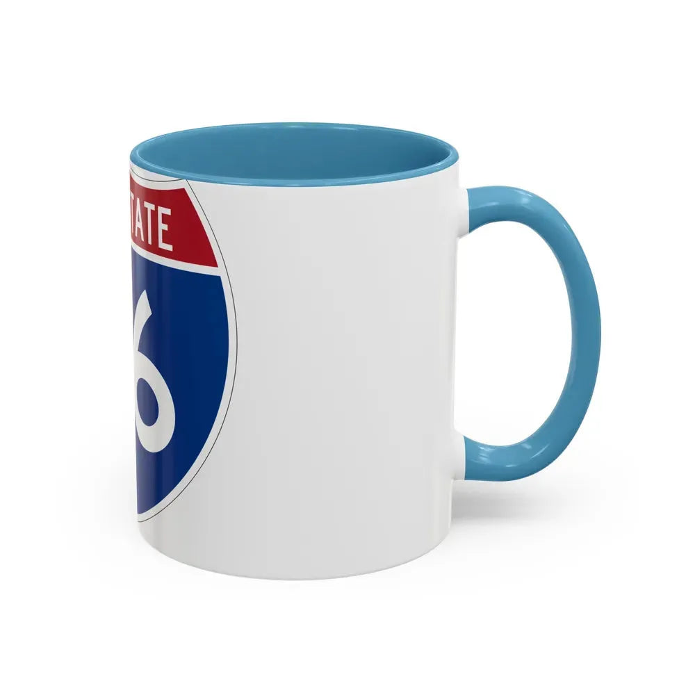 Interstate 76 Colorado Nebraska (U.S. Highways) Accent Coffee Mug - Go Mug Yourself