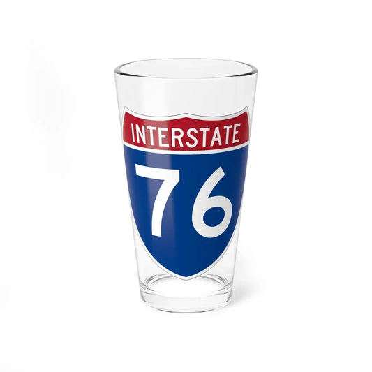 Interstate 76 Colorado Nebraska (U.S. Highways) Pint Glass 16oz 16oz - Go Mug Yourself