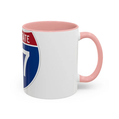 Interstate 77 (U.S. Highways) Accent Coffee Mug-Go Mug Yourself