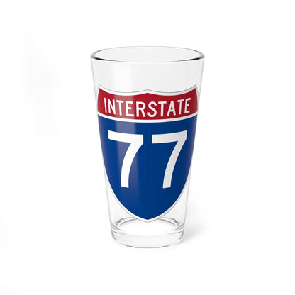 Interstate 77 (U.S. Highways) Pint Glass 16oz-16oz-Go Mug Yourself