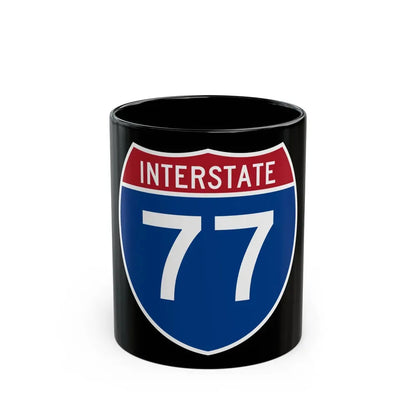 Interstate 77 (U.S. Highways) Black Coffee Mug 11oz - Go Mug Yourself
